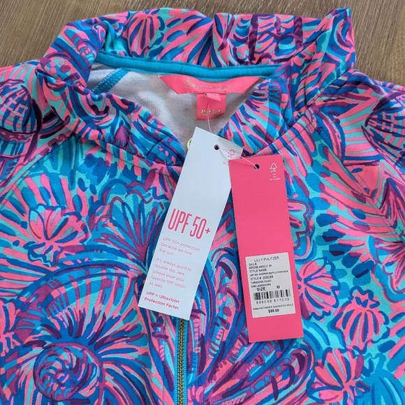 NWT Skipper Ruffle Popover in Turquoise Oasis Shelleidoscope - Picture 3 of 3